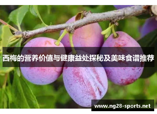 西梅的营养价值与健康益处探秘及美味食谱推荐